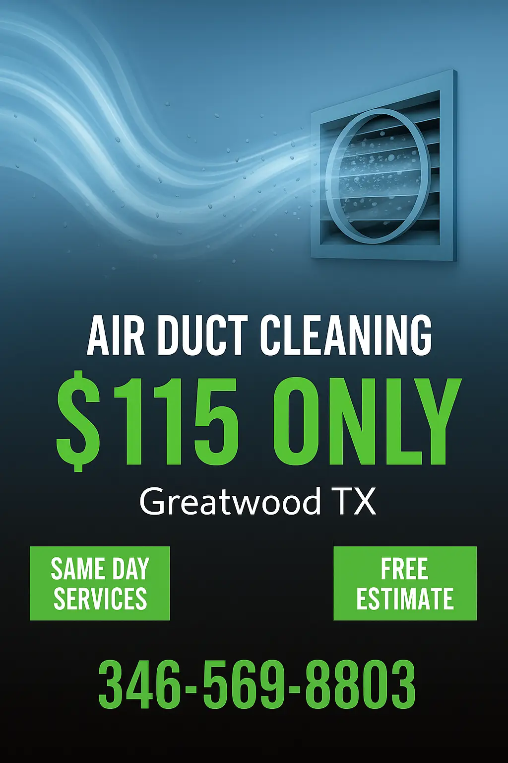 Air Duct Vent Cleaning Greatwood TX Coupon